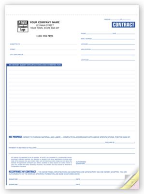 Business Forms - Classic Contracts - 254 by Deluxe | Deluxe.com