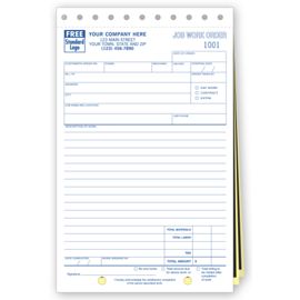 258-Work Orders, Job, Carbon, Small Format258