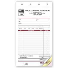 2590-Sales Slips - Image with Special Wording2590