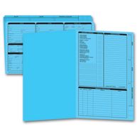 Real Estate Folder, Right Panel List, Legal Size, Blue
