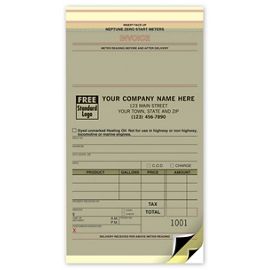 Custom Printed Receipt Invoices