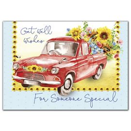 2ED307-Truckload of Well Wishes Get Well Cards2ED307