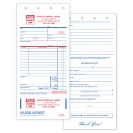 305-Service Orders - with Claim Check and Carbonless305