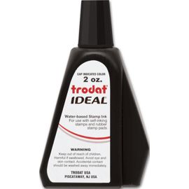 Black Ink Refill for Self-Inking Stamp - 2 Oz