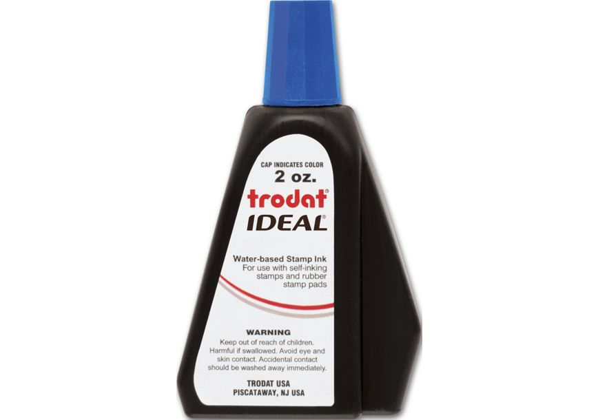 Product image for Blue Ink Refill for Self-Inking Stamp - Item# 307001