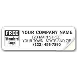 342-Advertising Labels, Padded, Transparent Poly342