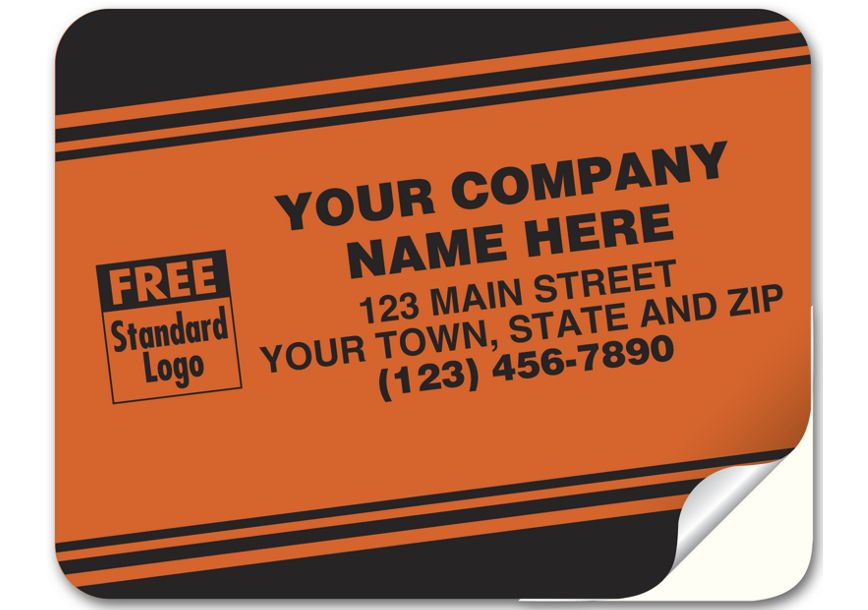 Product image for Tuff Shield Labels, Laminated Paper, Red Fluorescent - Item# 353