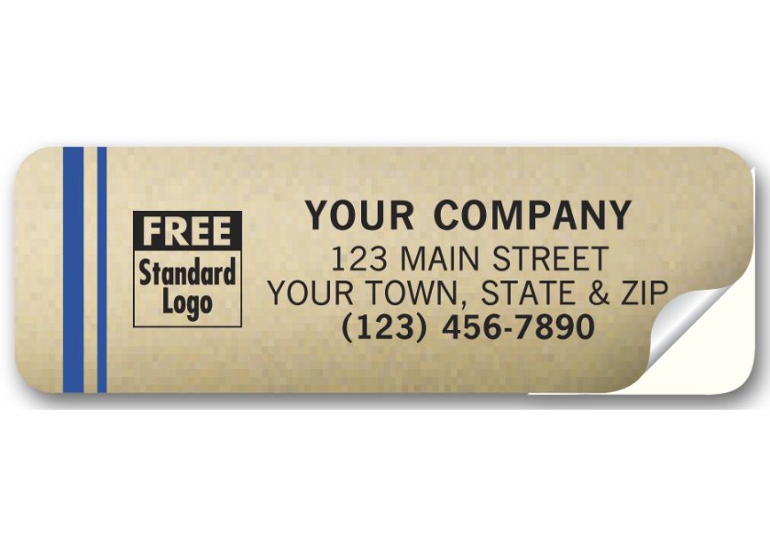 Product image for Tuff Shield Weatherproof Labels, Gold Poly Film - Item# 368