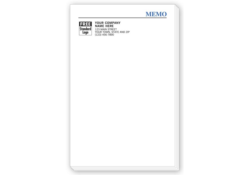 Product image for MEMO Personalized Notepads, Large - Item# 3825