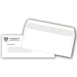 Business Envelopes - Custom Printed Double Window Envelope 6 3/16 x 3 3/4 -  91567 by Deluxe