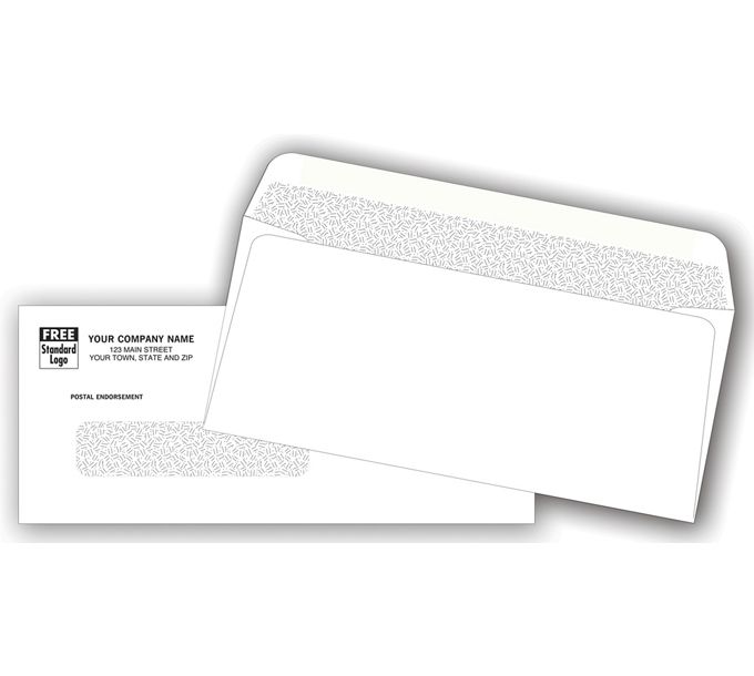 Business Envelopes Custom Printed Single Window Envelope 39024 by
