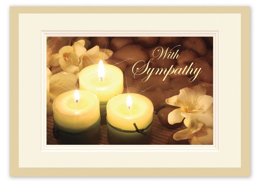 Product image for Light A Candle Sympathy Cards - Item# 3EH031