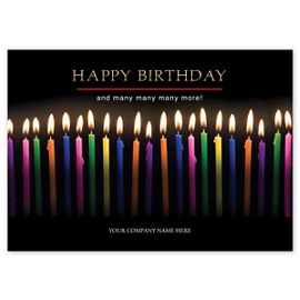 3EH033-Joyful Candles Birthday Cards3EH033