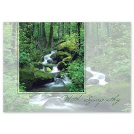3EH050-By The Stream Sympathy Cards3EH050