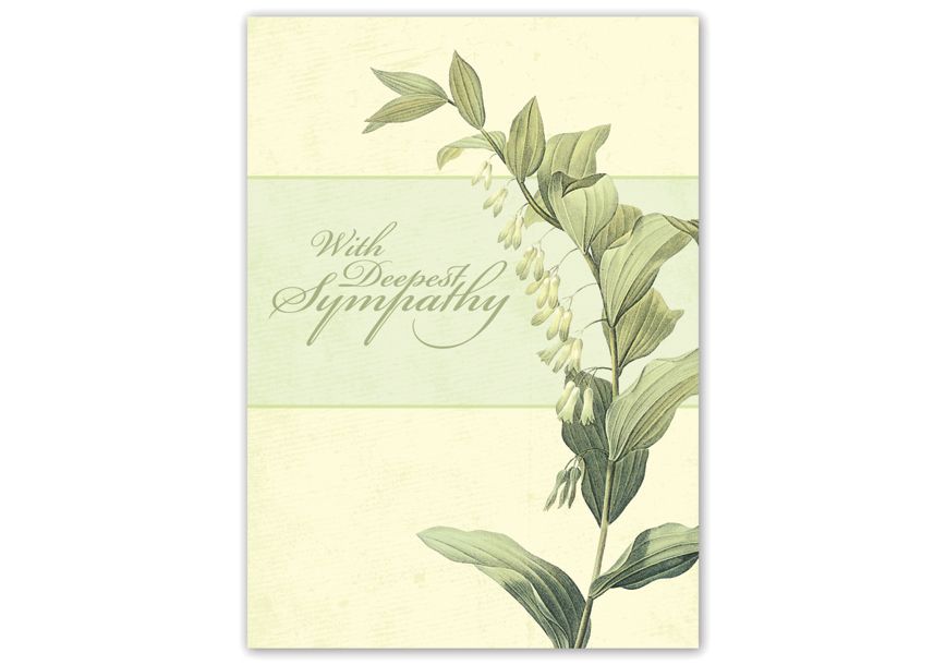 Product image for Spring Bells Sympathy Cards - Item# 3EH051