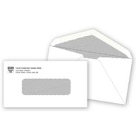 Single Window Envelope 6 1/2 X 3 5/8, Gummed Seal