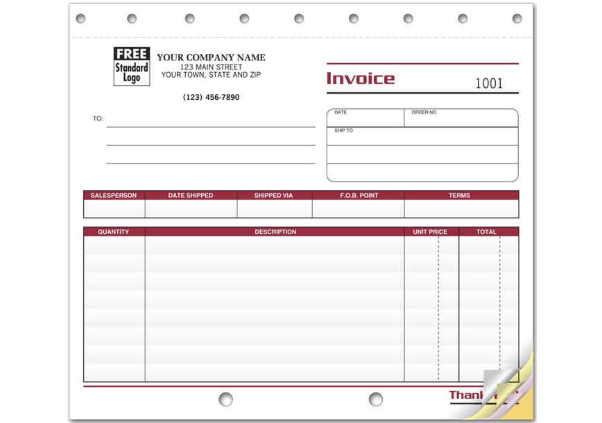 Product image for Shipping Invoices - Small Image - Item# 4550