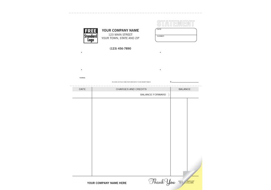 Product image for Statements - Classic Unlined Carbonless - Item# 495