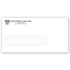 5026-Single Window Envelope 6-7/8 x 3-5/8, Gummed Seal5026