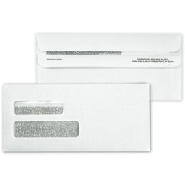 5030C-2-Window Confidential Self Seal Envelope-2 Flaps 9"x 4-1/8"5030C