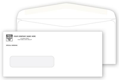 Business Envelopes - Custom Printed Single Window Envelope - 5036 by ...