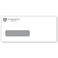 Single Window Confidential Form Envelope, Gummed Seal