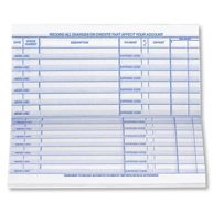 Personal Size Check Register