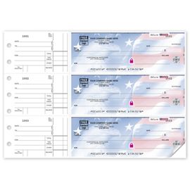 53220WW-Deluxe High Security Wounded Warriors 3-On-A-Page Check53220WW