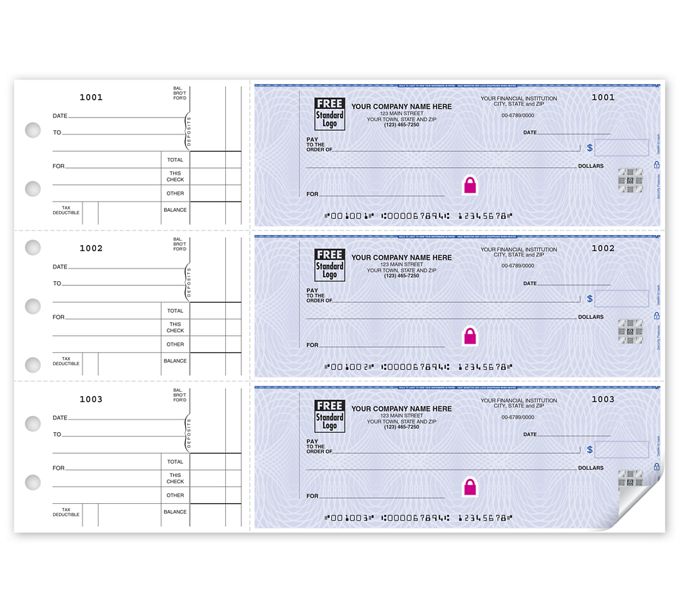 High Security 3OnAPage Counter Signature Check \ Deluxe