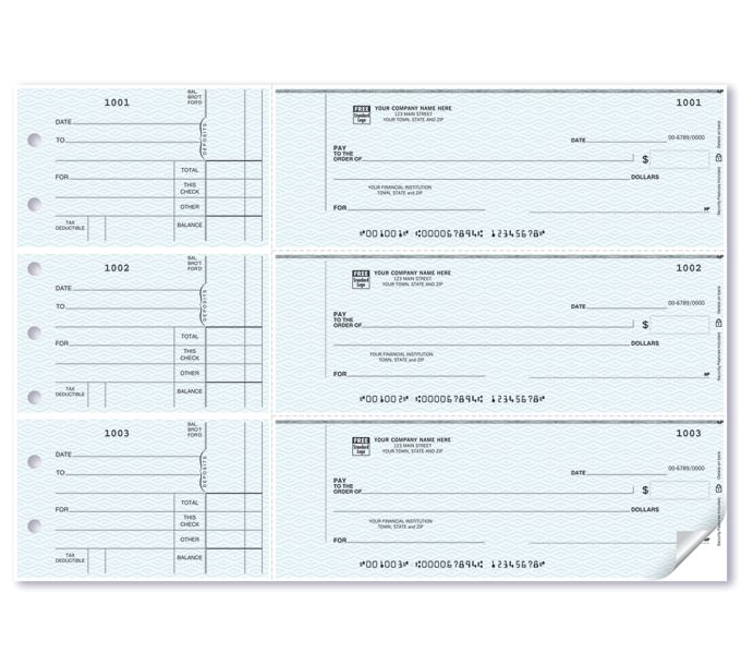 3onaPage Counter Signature Business Check by Deluxe