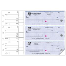 53222HS-High Security 3/Page Business Checks, Voucher, End Stubs53222HS