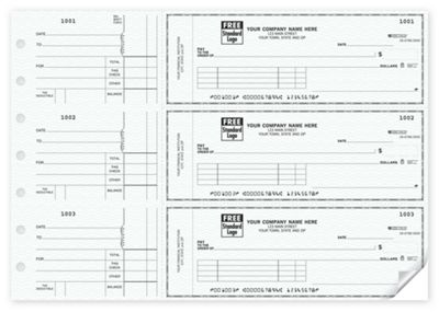 Horizontal Voucher Business Check, 3-on-a-Page | Deluxe