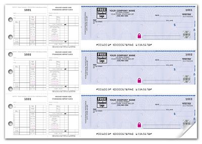 High Security 3-On-A-Page Payroll Check | Deluxe