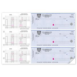 53227HS-High Security 3/Page Payroll Check For Window Envelope53227HS
