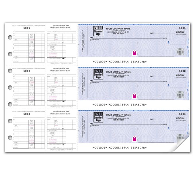 High Security 3-On-A-Page Payroll Check \ Deluxe | Deluxe.com