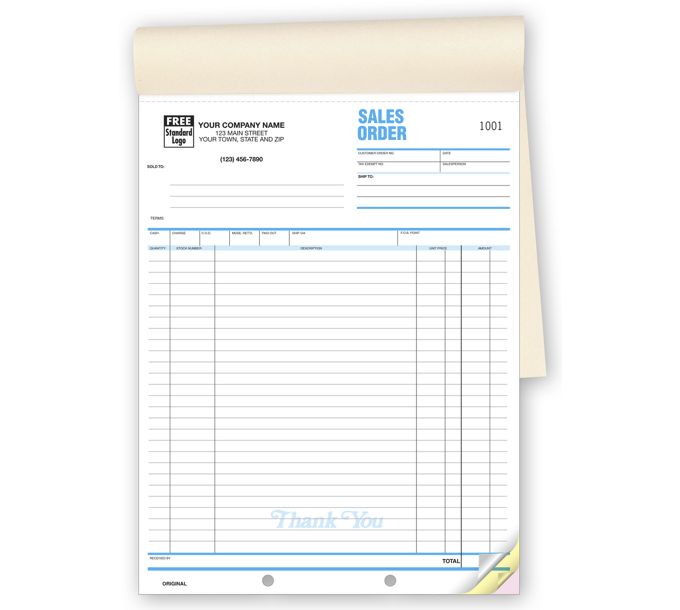 Sales Orders Classic Large Booked 53B Deluxe