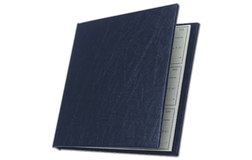 Product image for 3-On-A-Page Checkminder Cover - Item# 54032N_blue