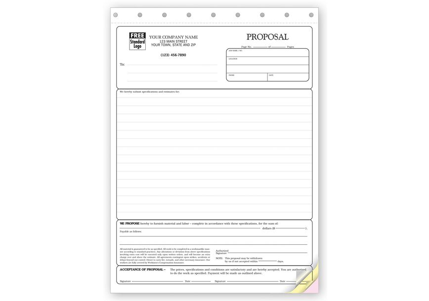 Product image for Proposals - Stationery Quality - Item# 5510