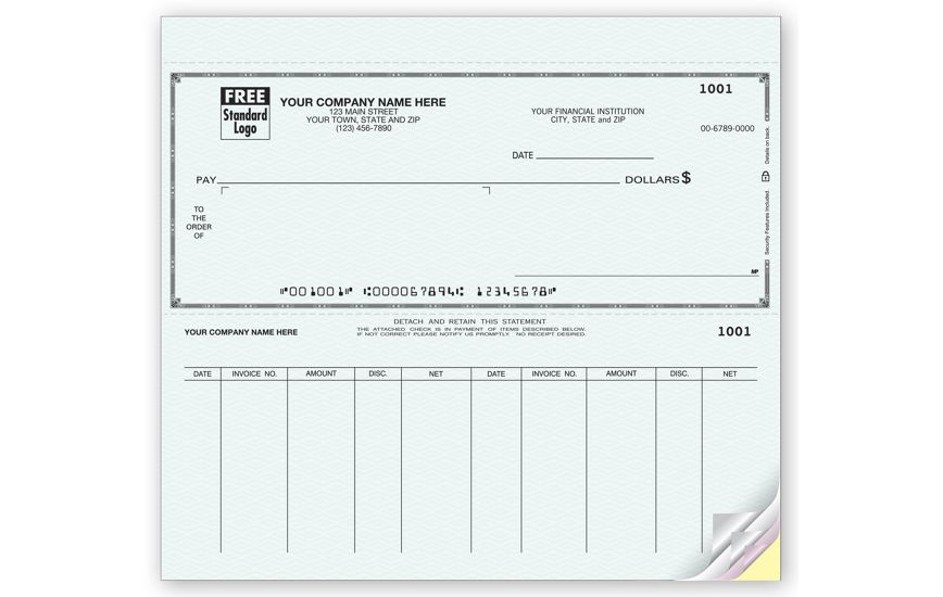 Product image for Voucher Window Check - Item# 55203N