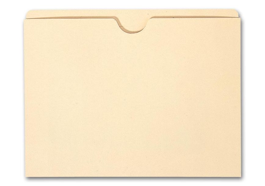 Product image for Manila File Pocket, 11 pt, No expansion - Item# 5554