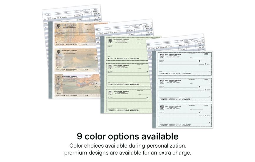 Product image for The Secretary Deskbook, 3-On-A-Page Compact Size Checks - Item# 56200N_col