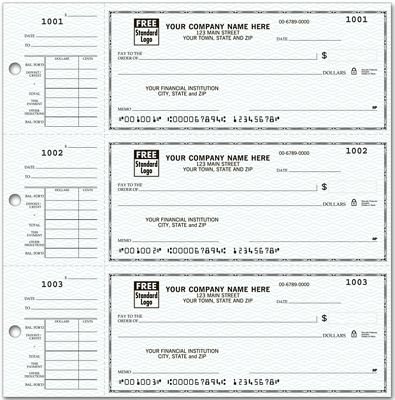 3-on-a-Page End-Stub Deskbook Business Check - by Deluxe | Deluxe.com