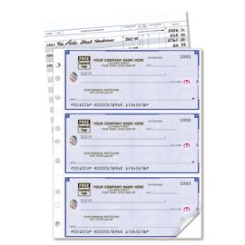 56500HS-High Security 3/Page Compact Deskbook Checks, Duplicates56500HS