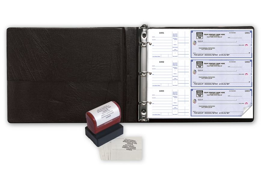 Product image for High Security 3-On-A-Page Home Acct Deskbook Value Pack - Item# 5660HS