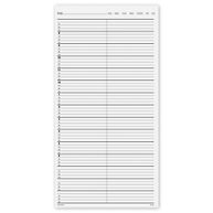 Appointment Sheet Pads-2 Col Per Day, 15 Min