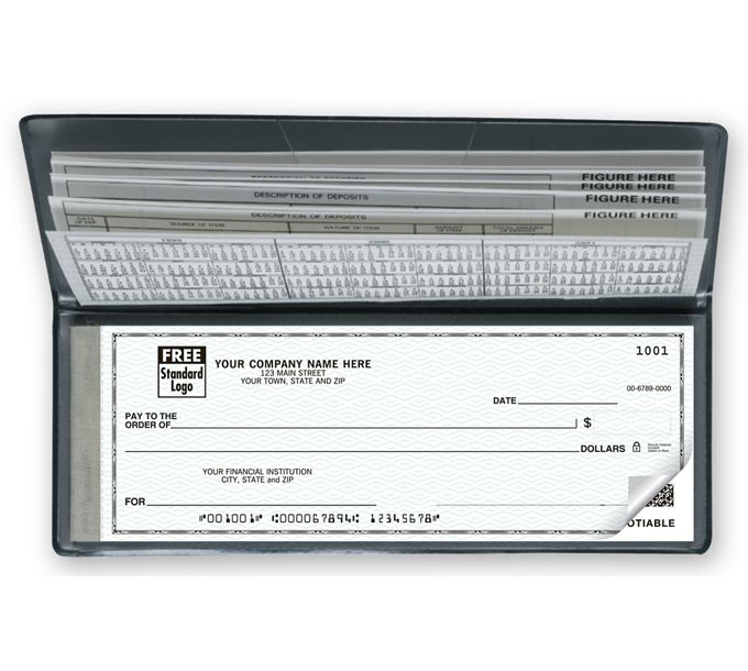 Travel Size Business Checks (59000N) Custom Printed by Deluxe