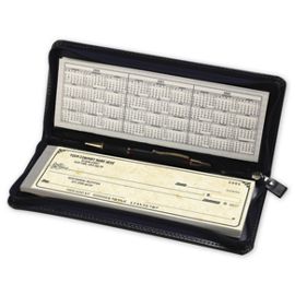 59002-Zippered Leather Look Vinyl Portfolio59002