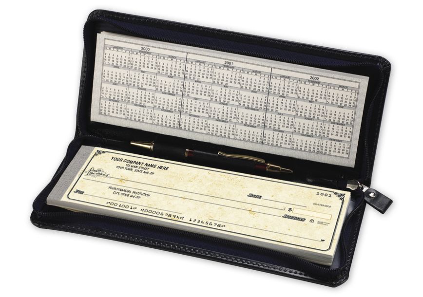 Product image for Zippered Leather Look Vinyl Portfolio - Item# 59002