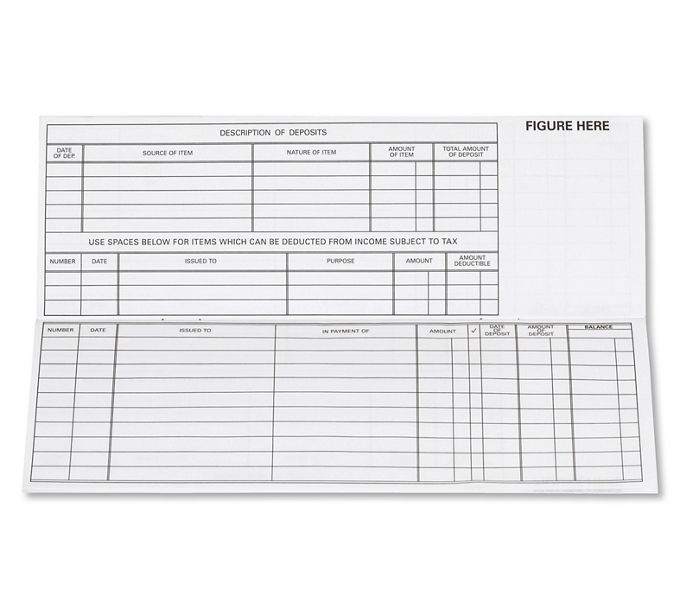 Checkbook Registers Traveller Registers 59004N by Deluxe