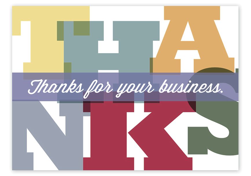 Product image for Monumental Thanks Greeting Cards - Item# 5ED114